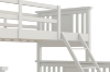 Picture of FORESTER Solid Wood Twin-Double Bunk Bed (White)