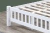 Picture of FORESTER Solid Wood Twin/Double/Queen Size Bed Frame(White)
