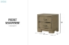 Picture of KENORA 2-Drawer Bedside Table