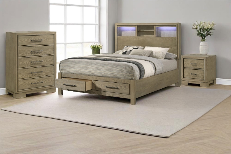 Picture of KENORA Bedroom Combo Set in Queen Size - 3PC Combo