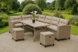 Picture of ALBANY Wicker Sectional Dining Outdoor Sofa Set