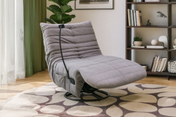 Picture of REPLICA TOGO 360° Swivel Reclining Lounge  Chair with Mobile Holder (Grey)