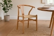 Picture of WISHBONE Solid Beech Wood Y Replica Chair (Natural)