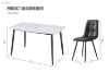 Picture of SAROTO 51" Sintered Stone Top 5PC Dining Set (Gloss White Table)