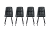 Picture of SAROTO 51" Sintered Stone Top 5PC Dining Set (Matte Grey Table)