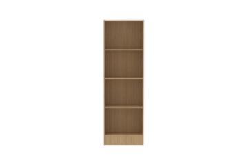 Picture of MOOK 71"x22.5" 4-Tier Bookshelf (Light Oak)