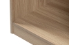 Picture of MOOK 71"x22.5" 4-Tier Bookshelf (Light Oak)