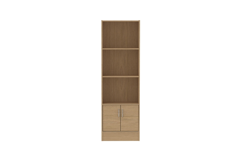 Picture of MOOK 71"x22.5" 3-Tier Bookshelf (Light Oak)