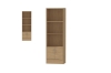 Picture of MOOK 71"x22.5" 3-Tier Bookshelf (Light Oak)