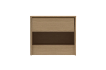 Picture of MOOK 1-Drawer Bedside Table (Light Oak)