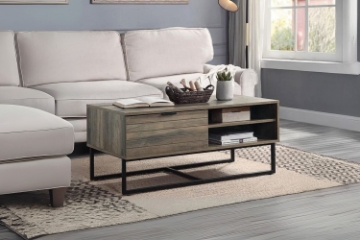 Picture of ADONIS 42" Coffee Table with Hidden Storage & Open Shelves