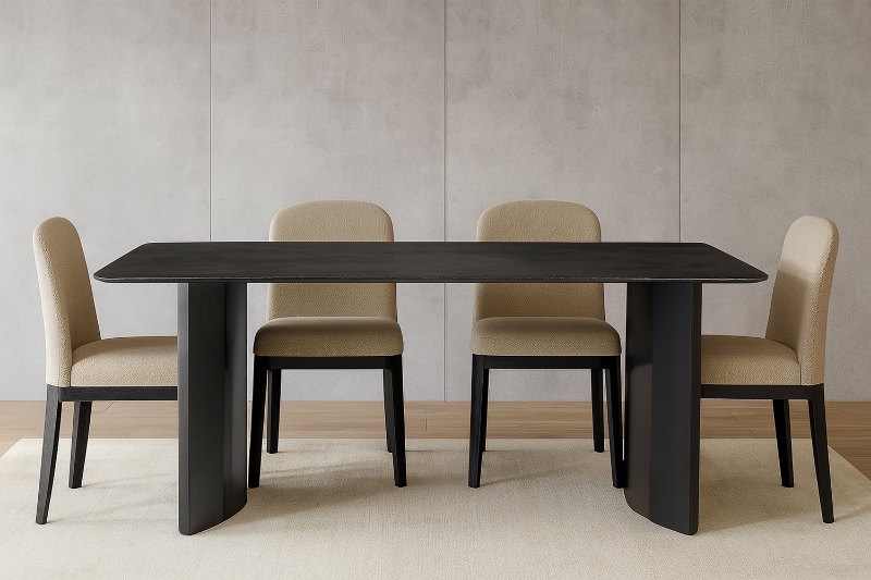 Picture of EDWARD 71" Dining Table with Stone Top