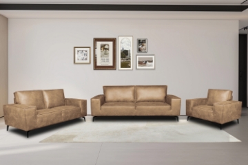 Picture of EASTWOOD Air Leather Sofa Range (Brown)