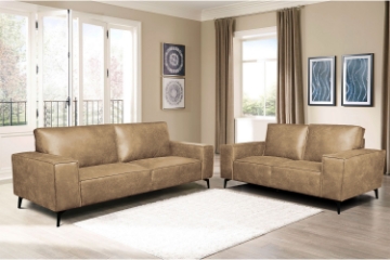 Picture of EASTWOOD Air Leather Sofa Range (Brown)