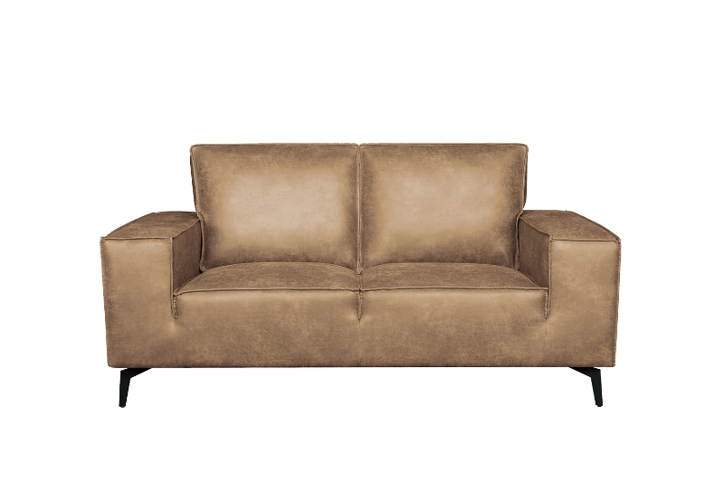 Picture of EASTWOOD Air Leather Sofa Range (Brown) - 2 Seater (Loveseat)