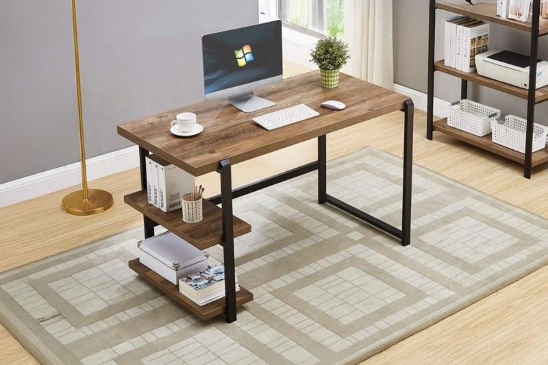 Picture of JILLIAN 47" Computer Office Desk with Reversible Shelf