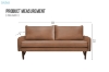 Picture of ATAMAN 3 Seater Sofa (Khaki)