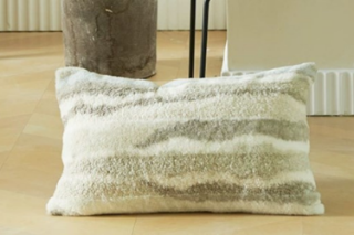 Picture of Textured Plush Color Cushion with Inner (19.5"x12")