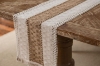 Picture of 376-004 Cotton-Edged Woven Table Runner/Bed Runner with Tassel - 94.5"x12"