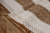 Picture of 376-004 Cotton-Edged Woven Table Runner/Bed Runner with Tassel - 94.5"x12"