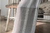Picture of 376-010 Jacquard Geometric Pattern Table Runner/Bed Runner (Grey) -  94.5"x13"