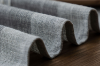 Picture of 376-010 Jacquard Geometric Pattern Table Runner/Bed Runner (Grey) -  94.5"x13"