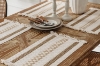Picture of 376-012 Triple Jute Stripe Cotton-Edged Woven Placemat (19.5"x12")