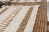 Picture of 376-012 Triple Jute Stripe Cotton-Edged Woven Placemat (19.5"x12")