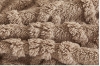 Picture of Soft Jacquard Pattern Blanket Multiple Colours (78.5"x59") - Brown