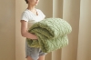 Picture of Soft Jacquard Pattern Blanket Multiple Colours (78.5"x59") - Green