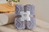 Picture of Soft Jacquard Pattern Blanket Multiple Colours (78.5"x59") - Blue