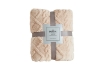 Picture of Soft Jacquard Pattern Blanket Multiple Colours (78.5"x59") - Beige