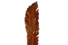 Picture of 650-008 Leaf-Shaped Teak Root Carving Sculpture