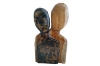 Picture of 650-009 Hand-Carved Teak Root Couple Statue (11.5" x 16")