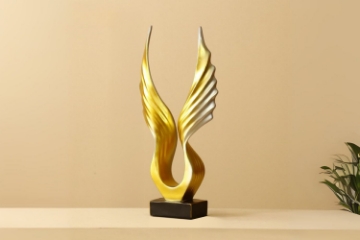 Picture of 374-004 Angel Wings/Spread Eagle Wing Statue Resin Crafts Home Decor (4.5"x16.5")