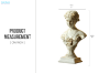 Picture of 374-005 Greece Goddess Bust Statue Classical Character Sculpture Resin Craftwork (5"x9")