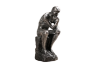 Picture of Famous Thinking Man Resin Sculpture for Home and Office Decor (4.5"x10")