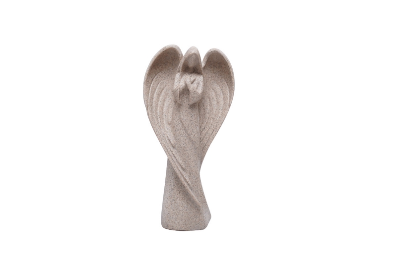 Picture of Guardian Angel Sandstone-Look Figurine - Angel A