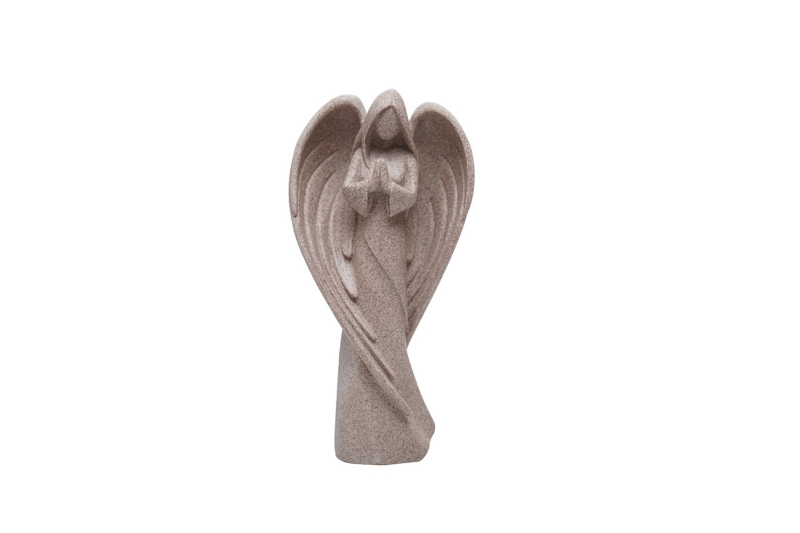 Picture of Guardian Angel Sandstone-Look Figurine - Angel B