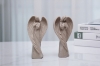Picture of Guardian Angel Sandstone-Look Figurine - Angel B