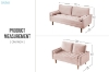 Picture of HAROLD 3/2 Seater Fabric Sofa Range (Pink)