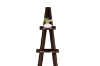 Picture of SOLANUS PYRAMID 5-Tier Corner Bookshelf (Red Cocoa)