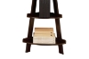 Picture of SOLANUS PYRAMID 5-Tier Corner Bookshelf (Red Cocoa)