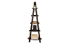 Picture of SOLANUS PYRAMID 5-Tier Corner Bookshelf (Red Cocoa)