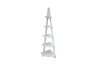 Picture of SOLANUS PYRAMID 5-Tier Corner Bookshelf (Off-White)