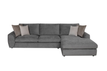 Picture of HAYVA Feather-Filled Fabric Sectional Sofa