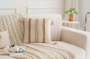 Picture of Bohemian Jacquard Tassels Cushion with Inner in 2 Sizes