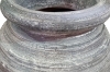 Picture of 650-003 Terracotta Vase (Grey) - 9"x12"