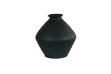 Picture of 363-016 Speckled Dark Green Geometric Ceramic Vase