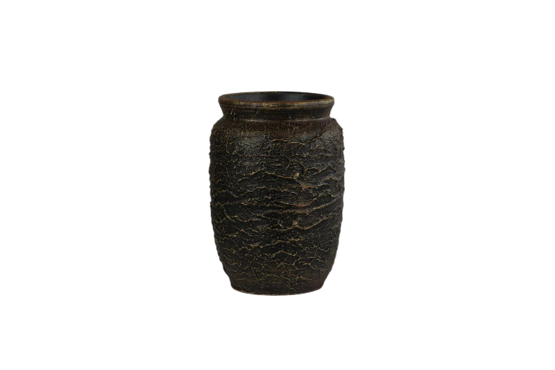 Picture of 363-018 Vintage Crackle Ceramic Vase